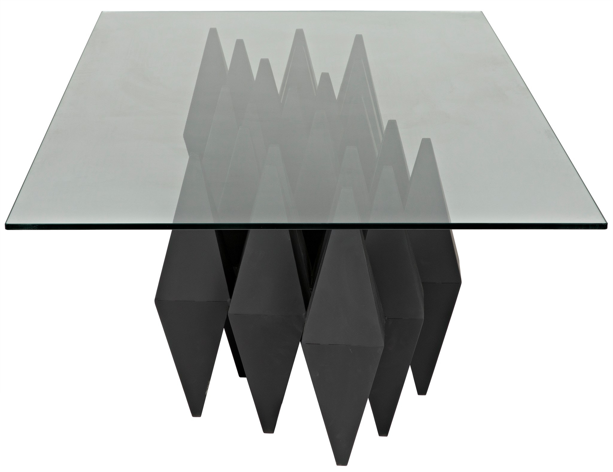 Noir Bast Metal Coffee Table With Glass Top Black Metal Noir Bast Metal Coffee Table With Glass Top Black Metal